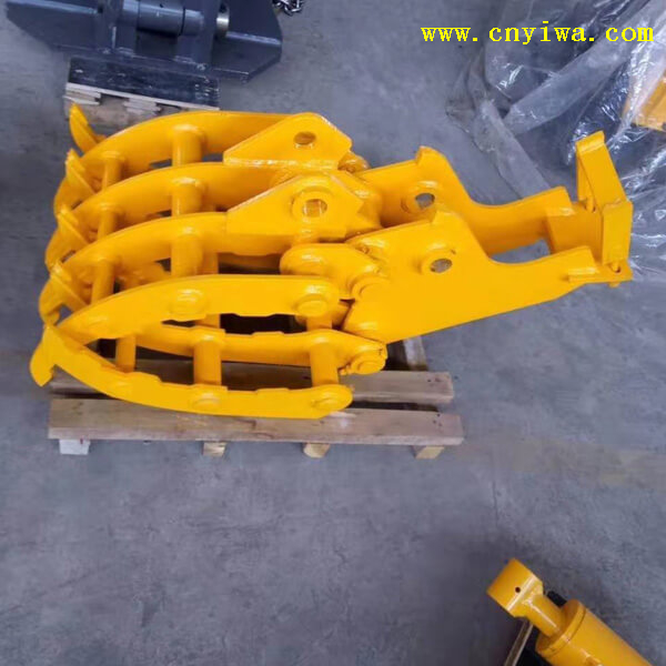 Excavator mechanical wood grab Stone grabber Iron grabber