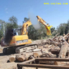 Excavator mechanical wood grab Stone grabber Iron grabber