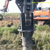 Excavator Mounted Hydraulic Vibro Hammer/Vibratory Sheet Pile Driver