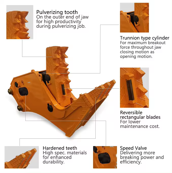 excavator crusher14