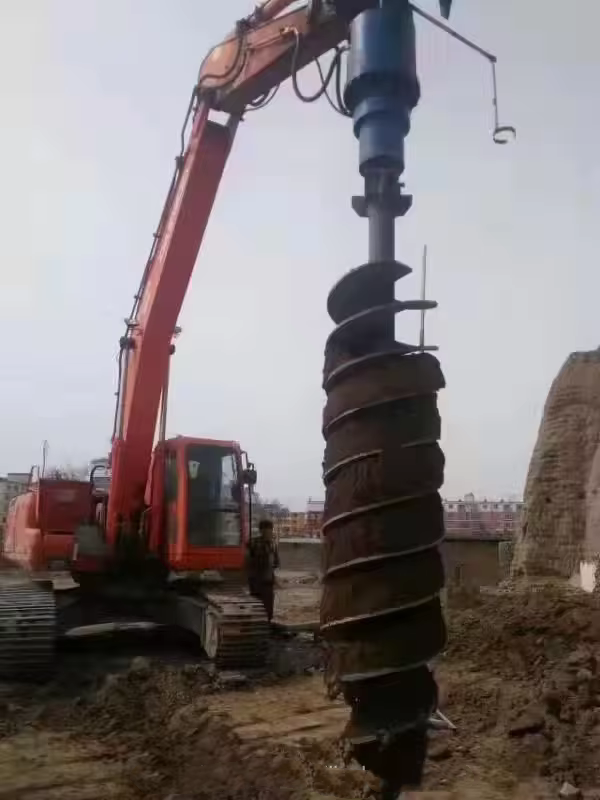 Excavator auger 5