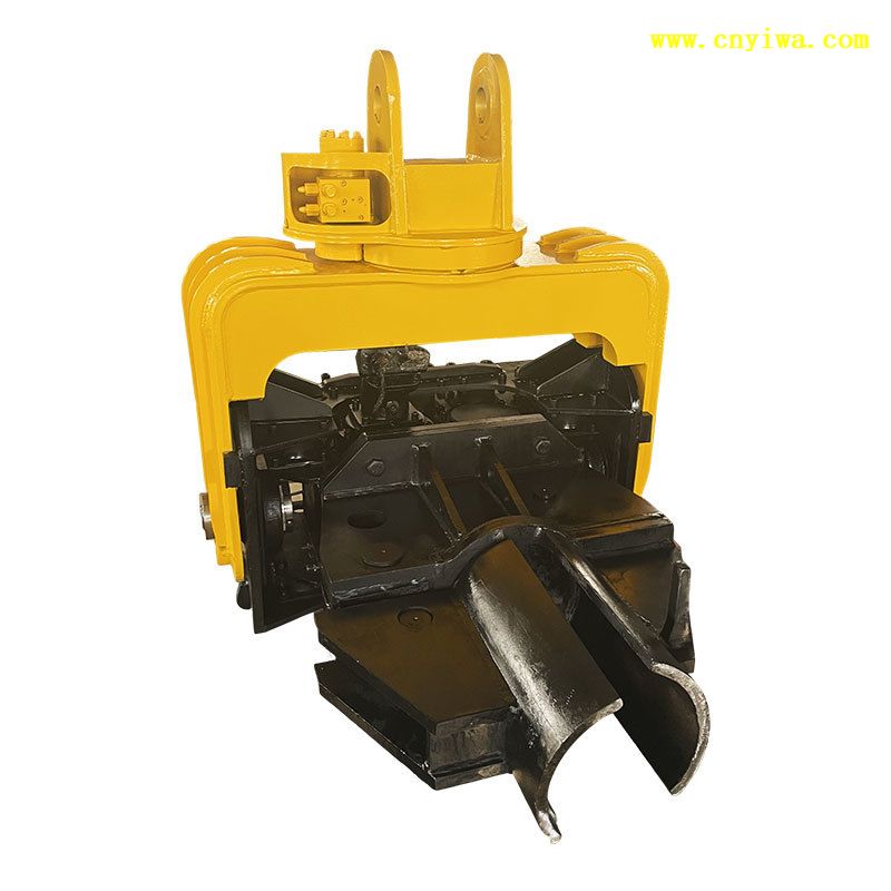 Excavator Attachments Pile Hammer Vibro Hammer Mounted Excavator For Foundation Pile