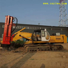 Excavator loader foundation compactor rammer