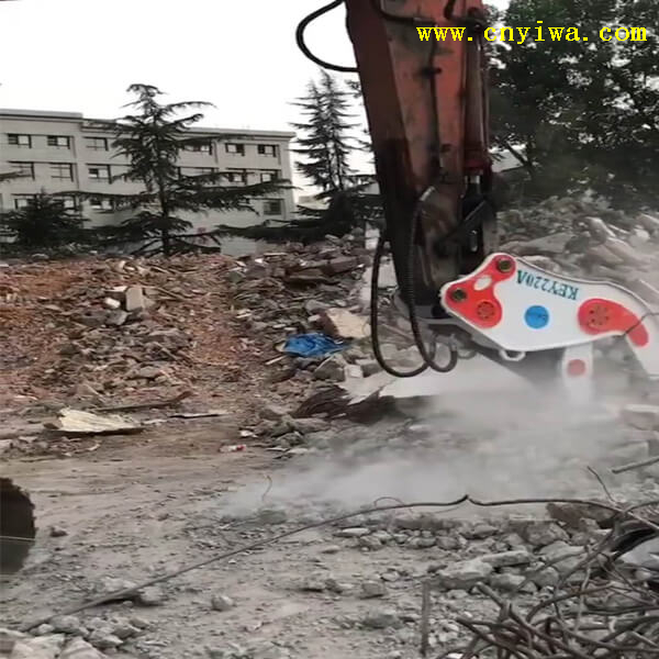 Sturdy and durable building demolition equipment hydraulic tongs/pulverizers