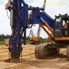 Excavator loader foundation compactor rammer