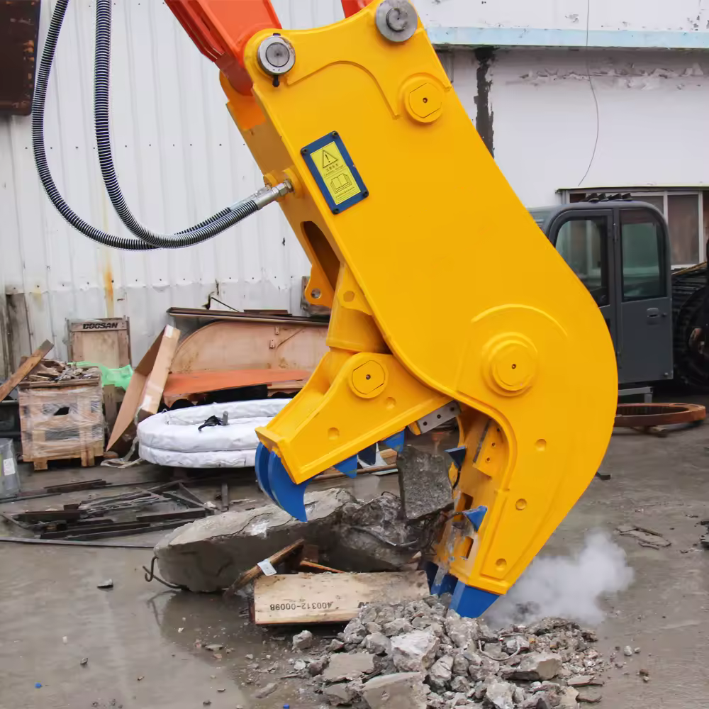 excavator crusher11