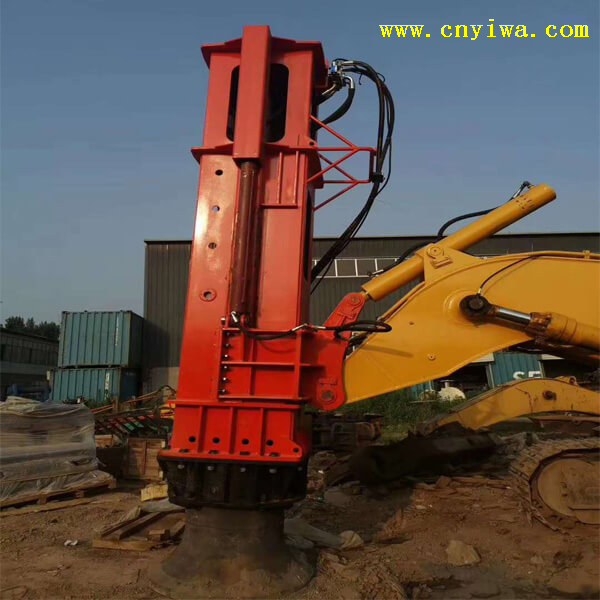 Excavator loader foundation compactor rammer